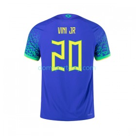 Koszulka Brazylia Vinicius Junior 20 Wyjazdowe Koszulki Piłkarskie World Cup 2022 Krótki Rękaw